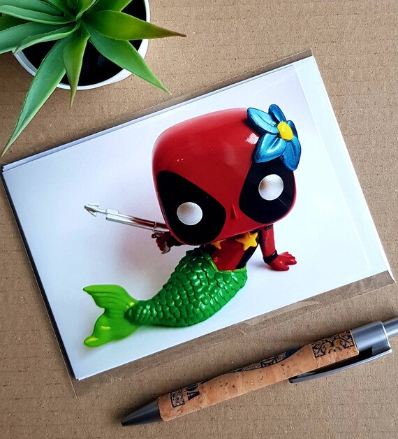 deadpool funko pop mermaid
