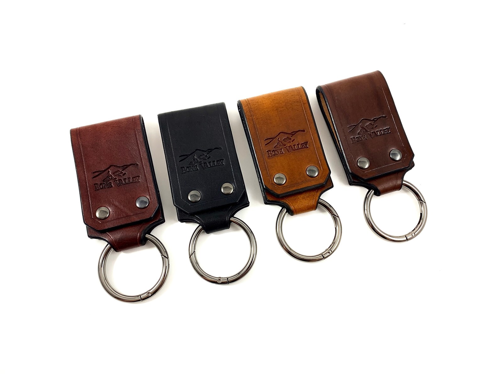 Large Bushcraft Leather Belt Loop Knife Dangler Key Chain Etsy