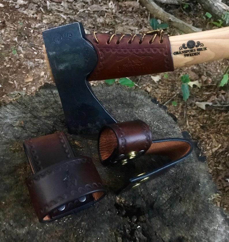 Leather Belt Loop Axe Holder fits Gränsfors Bruk 420 Small Etsy