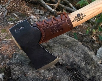430-Overstrike Guard with Leather Lacing for the Gränsfors Bruk #430 Scandinavian Axe*AXE NOT INCLUDED*Bushcraft Camping Backpacking