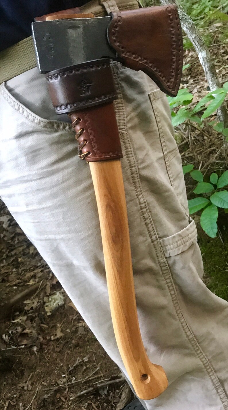 Leather Belt Loop Axe Holder fits Gränsfors Bruk 420 Small Etsy