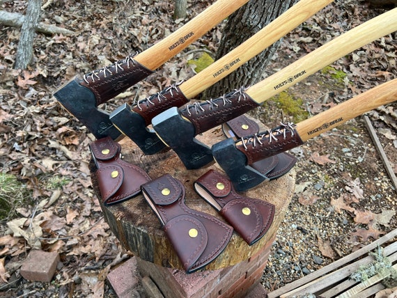 Overstrike Guard for Hults Bruk Akka Foresters Axe With Leather