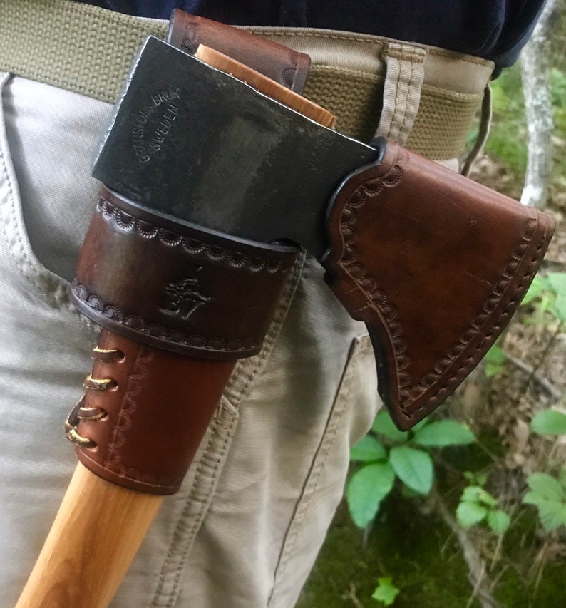Leather Belt Loop Axe Holder fits Gränsfors Bruk 420 Small Etsy