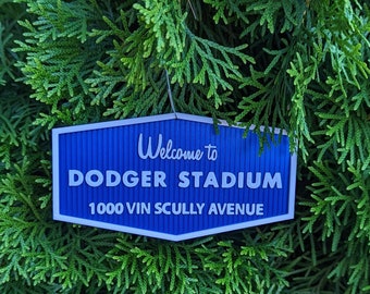 Welcome to Dodger Stadium Sign Ornament