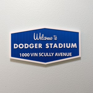 Welcome to Dodger Stadium Sign - Wall Hanger