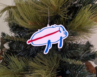 Bills Logo Ornament oder Magnet Inspiriert von Josh Allen Zeichnung