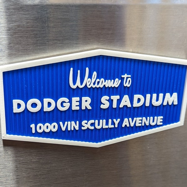 Welcome to Dodger Stadium Sign Magnet