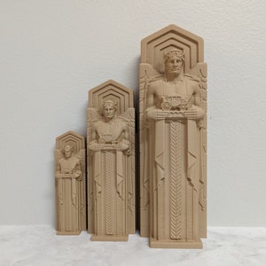 Cleveland Guardians of Traffic Statue - Complete Set of 8 - Multiple Sizes Available!