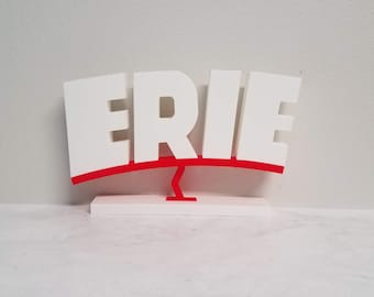 Réplica del cartel de Erie - Varios tamaños disponibles - ¡Envío gratis!