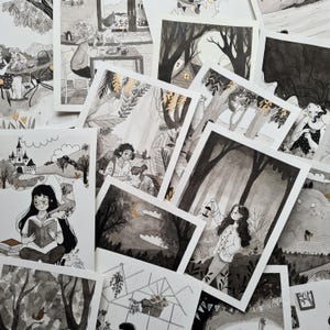 Originele illustraties A5 - Inktober 2024