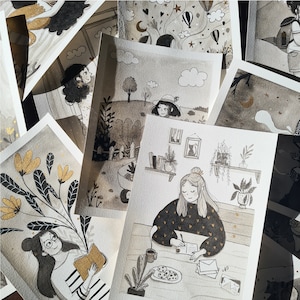 Inktober 2023 Illustraties