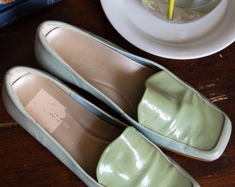 two tone loafers womens