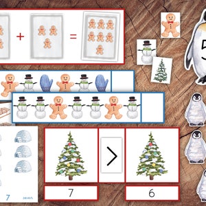 Winter Wonderland Preschool Math Bundle