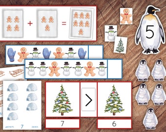 Winter Wonderland Preschool Math Bundle