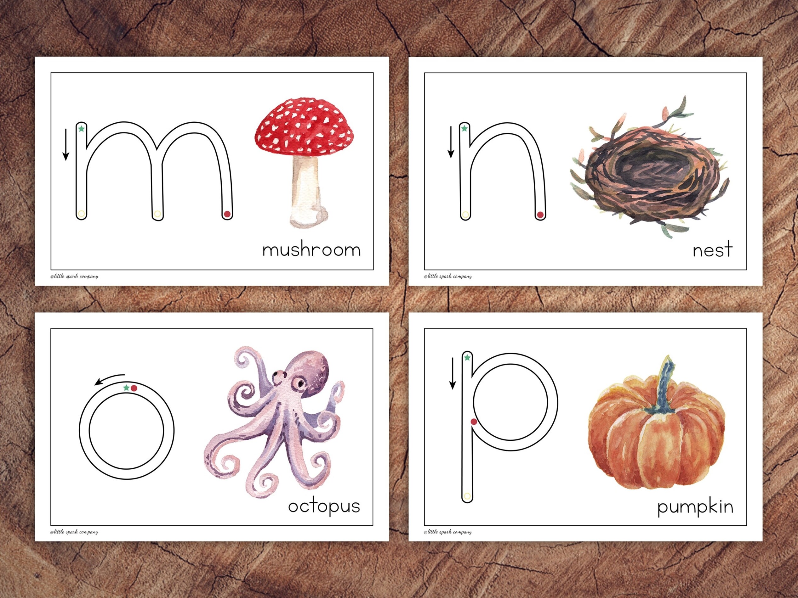 Printing Primer Cards, Lowercase Edition - Etsy