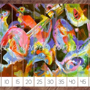 Skip Counting with Kandinsky, Preschool Skip Counting Puzzles