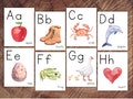 Alphabet Cards, Manuscript Print product logo