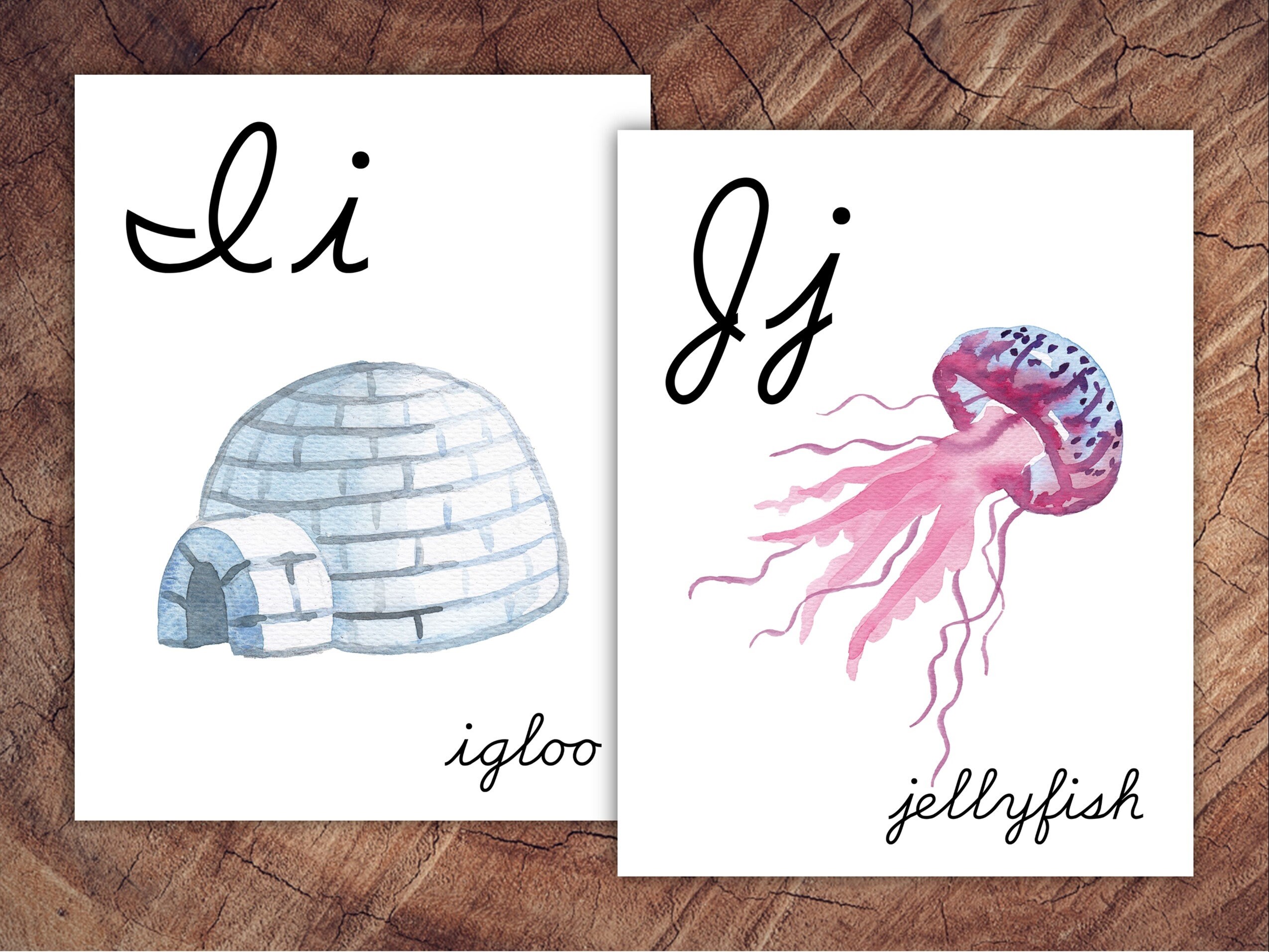 Cursive Alphabet Posters, Large Format for Classroom Use - Etsy