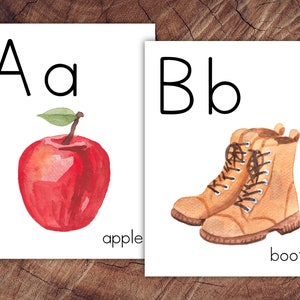 Affiches de l'alphabet, grand format pour une utilisation en classe