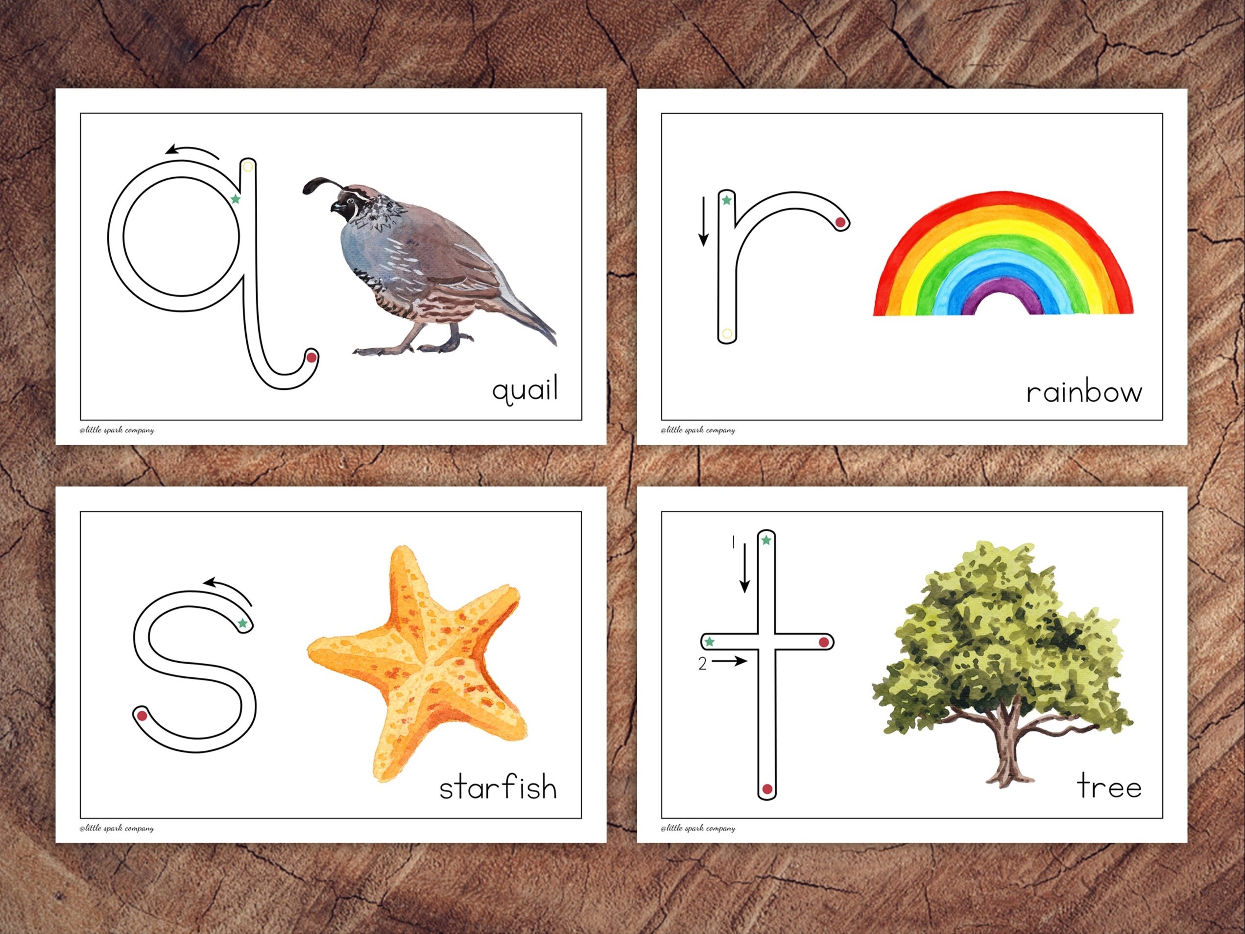 Printing Primer Cards, Lowercase Edition - Etsy
