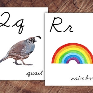 Cursive Alphabet Posters, Large Format for Classroom Use - Etsy