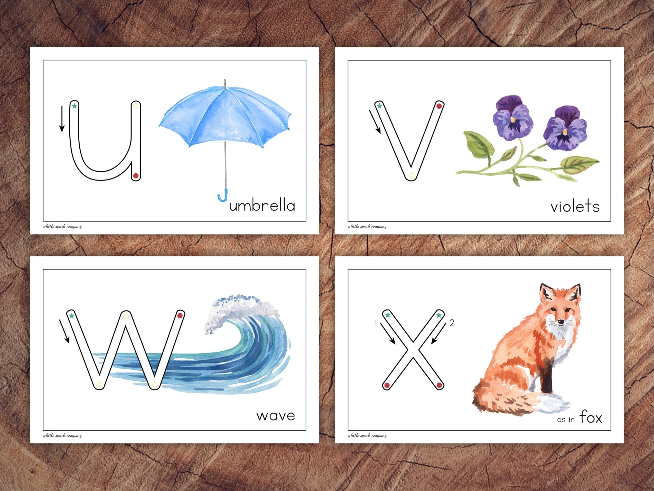 Printing Primer Cards, Lowercase Edition - Etsy