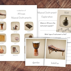 African Musical Instruments Pack with Extension