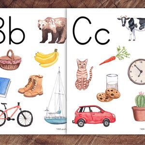 Preschool Alphabet Letter Sounds Poster Set