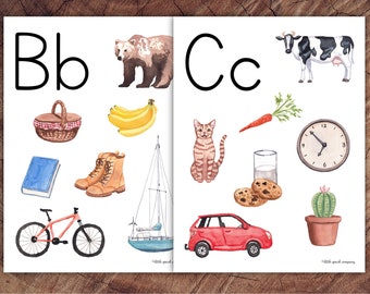 Preschool Alphabet Letter Sounds Poster Set
