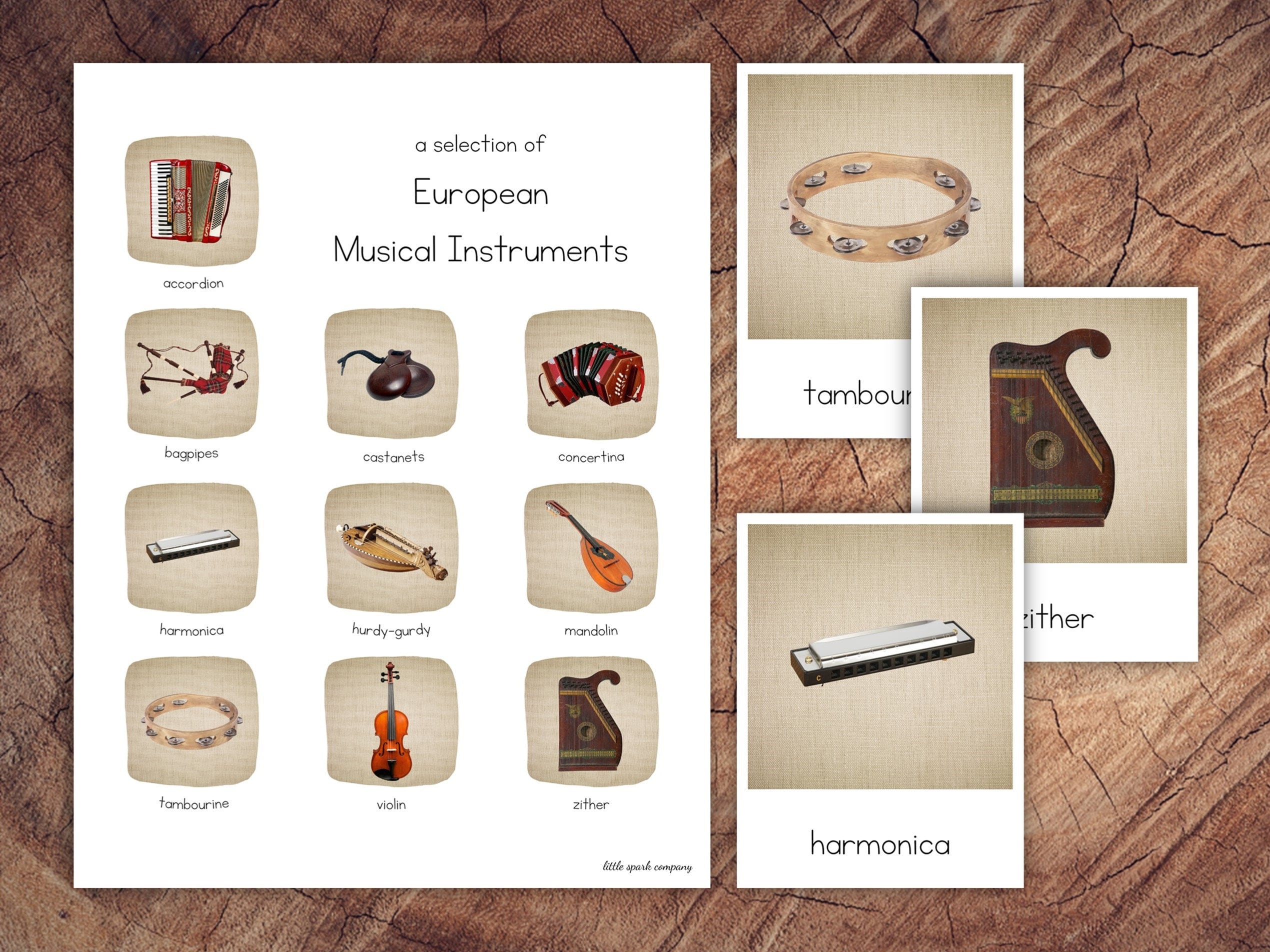 European Musical Instruments Pack With Extension - Etsy