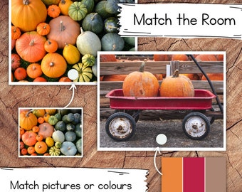 Autumn Match the Room, Montessori Preschool