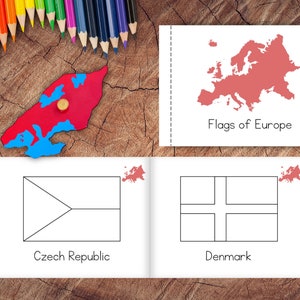Europäische Flaggen-Broschüre