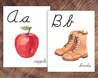 Cursive Alphabet Posters, Large Format for Classroom Use