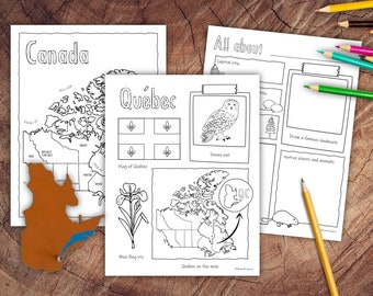 Canadian Provinces & Territories Research Pack , Homeschool Geography