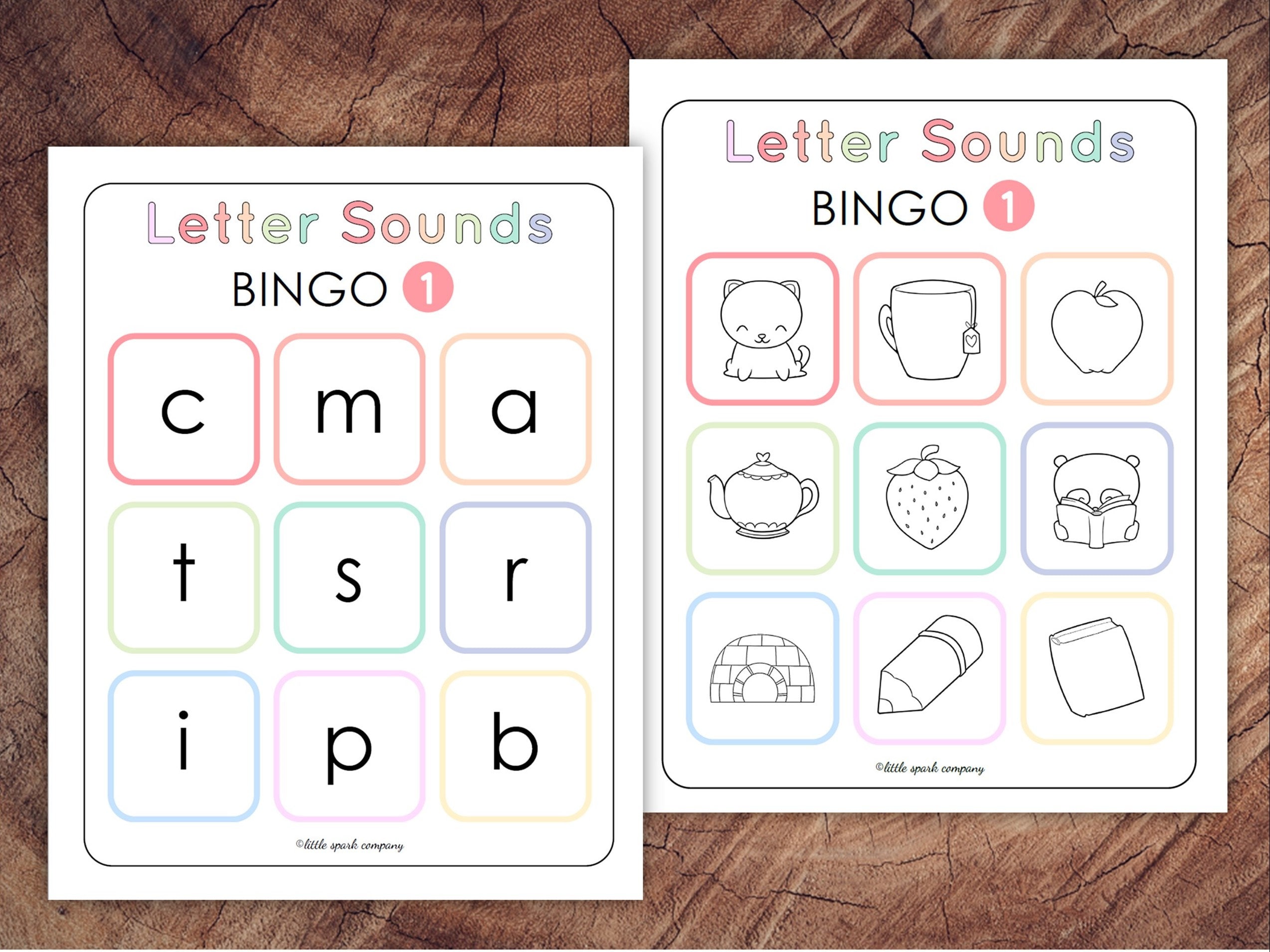 Letter Sounds Bingo 3 Inclusive Bingo Games for All Levels Etsy