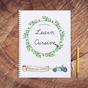 Learn Cursive, Uppercase Edition DIGITAL DOWNLOAD