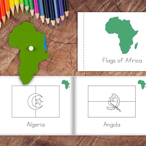 Libretto sulle bandiere africane