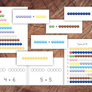 Montessori Bead Bar Addition Pack