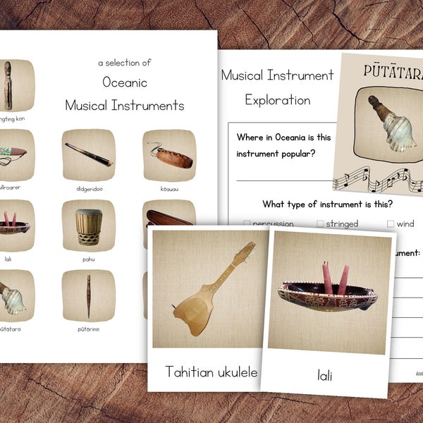 Oceanic Musical Instruments Pack with Extension