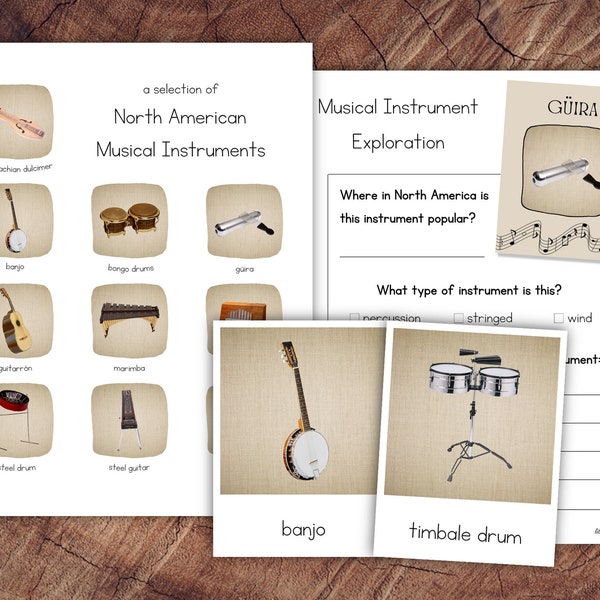 North American Musical Instruments Pack with Extension