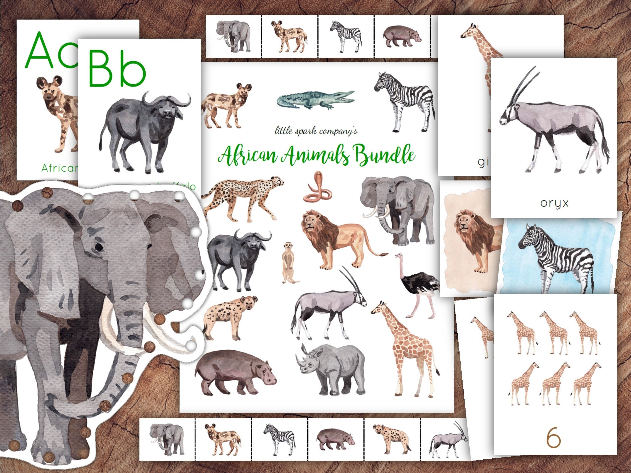 African Animals Bundle Preschool Literacy Math - Etsy Ireland African Animals Bundle Preschool Literacy Math - Etsy Ireland