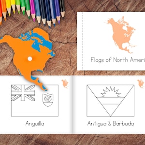 Nordamerikanische Flaggenbroschüre
