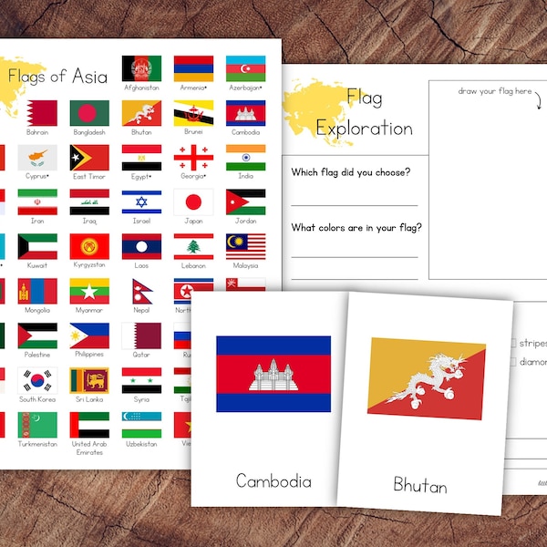 Asian Flags Pack with Extension