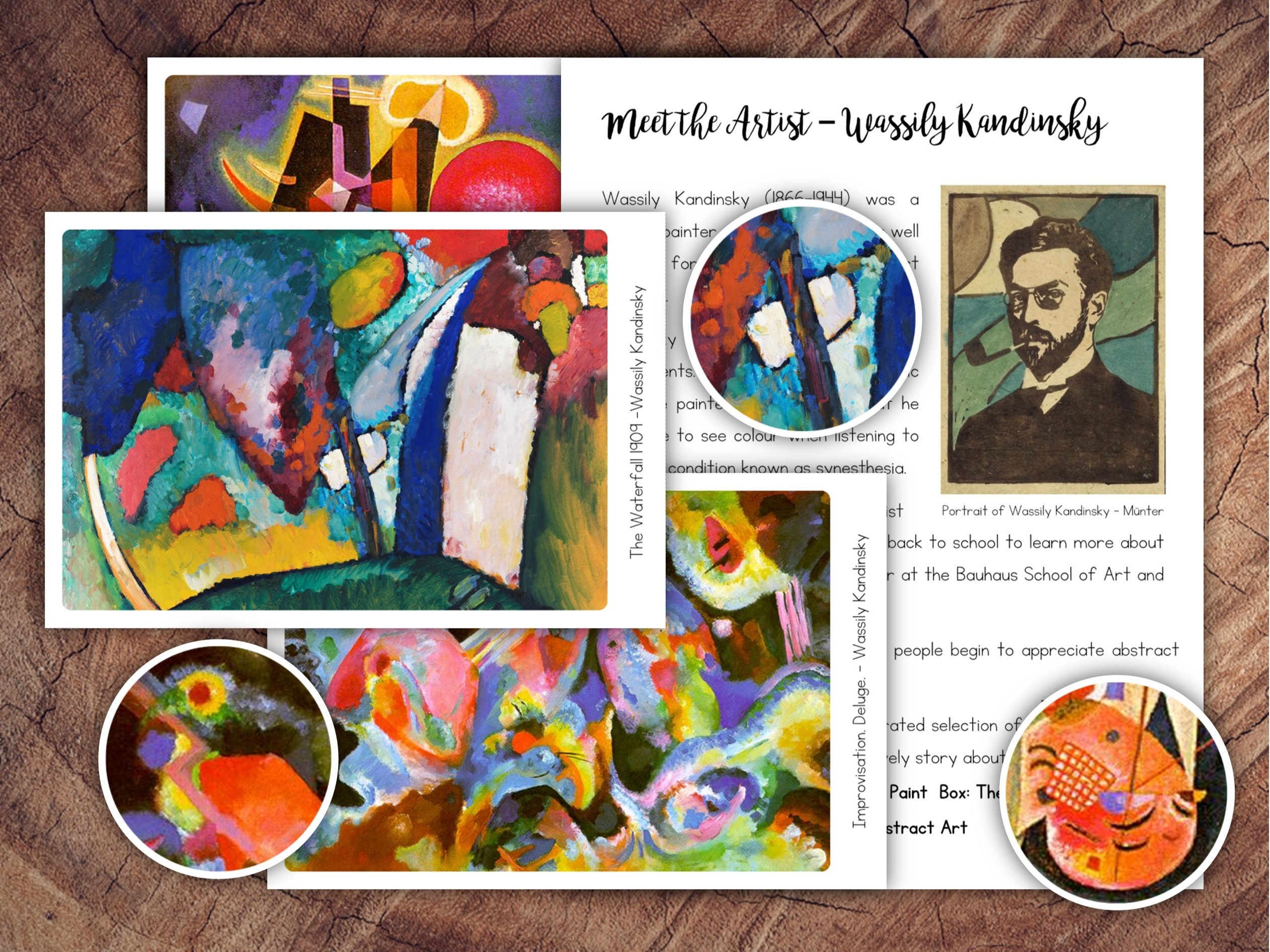 Wassily Kandinsky、、画集画、額装付 il_1080xN.3904730668_gc9d.jpg