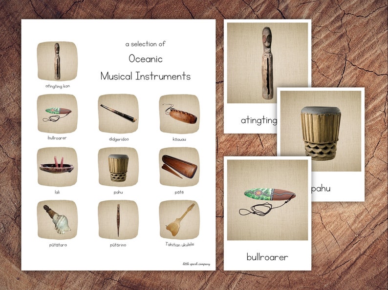 Oceanic Musical Instruments Pack With Extension - Etsy