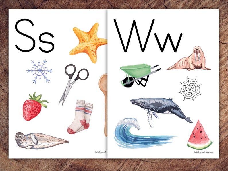 Preschool Alphabet Letter Sounds Poster Set image 3