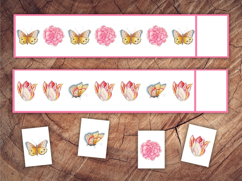 Birds, Blooms and Butterflies Preschool Math Bundle, Homeschool Printable image 6