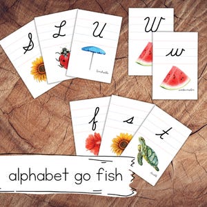 Cursieve speelkaarten, Go Fish Game