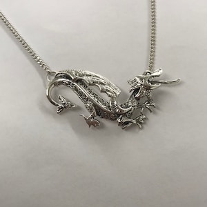 Sterling silver 925, Chinese dragon prendant, Chinese dragon necklace, dragon pendant, Chinese jewellery