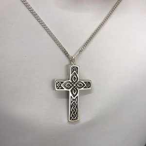 Sterling silver 925,Celtic cross pendant, cross pendant, silver cross pendant, Celtic jewellery